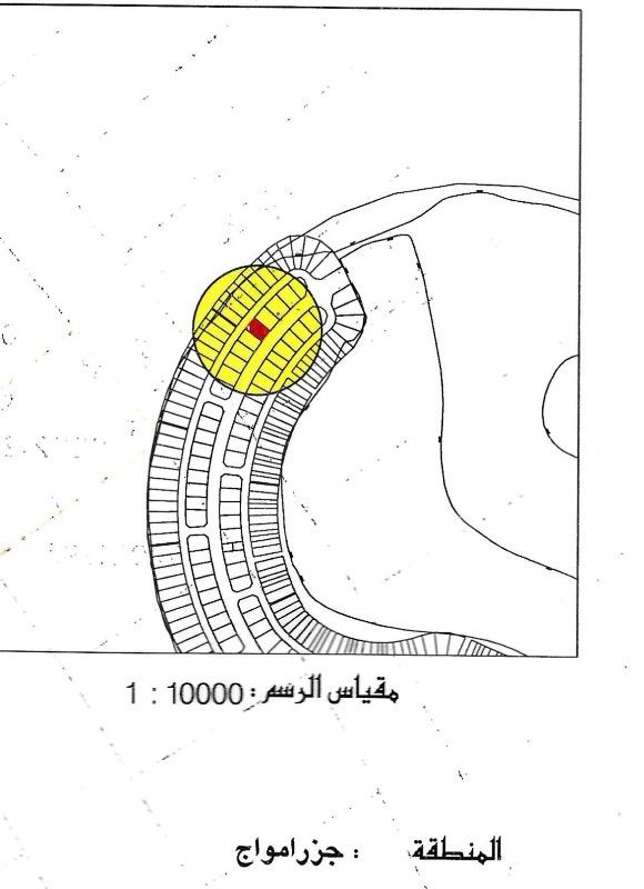 ارض في جزر امواج للبــيع